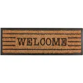 Esschert Design Deurmat Rubber Met Kokos Welcome 75x25