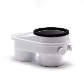Vaillant Adapter geiser 60/100 naar 80/80