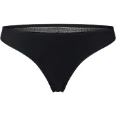 Schiesser String 'Invisible Lace' zwart