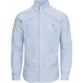 Ralph Lauren Overhemd lichtblauw / bruin / wit