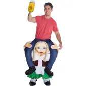 Wicked Costumes Ltd Man op de rug Oktoberfest kostuum voor volwassenen