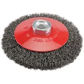 Silverline Staalborstel met gegolfd staaldraad | 115 mm - 763625