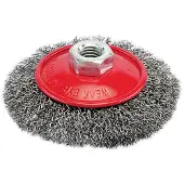 Silverline Staalborstel met gegolfd staaldraad | 100 mm - 277852