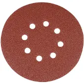 Silverline 150 mm geperforeerde klittenband schuurschijven, 10 pk. 80 korrelmaat