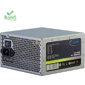 Inter-Tech Coba CES-400B, 80+, 400 W, 115 - 230 V, 50 - 60 Hz, 5 A, +3.3V, -5Vsb, +12V1, -12V, +12V2, +5V, Actief