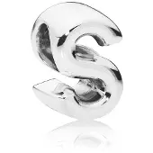 Pandora Dames Gouden Letter S Bedeltje - Pandora Stijl