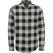 Only & Sons Overhemd 'Gudmund' lichtgrijs / zwart