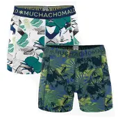 Muchachomalo 2-Pack Boys Boxershort Bugging Arround-146-152 (Blauw, 146-152)