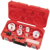 Milwaukee Hole Dozer Gatzagenset 10-delig - 49224201