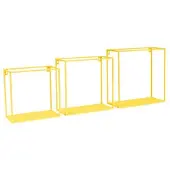 KidsDepot Wandrek Wallbox Yellow (set van 3)