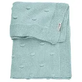 Meyco Baby Knots wiegdeken - stone green - 75x100cm - 1.0 TOG