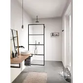 Sealskin SOHO Inloopdouche A3 100x210 cm Charcoal/Helder Glas