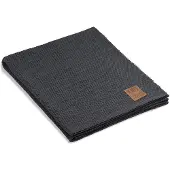 Knit Factory Maxx Plaid - Antraciet - 160x130 cm
