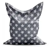 Design Zitzak Sterren Medium - Grijs