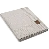 Knit Factory Uni Plaid - Beige - 160x130 cm