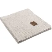 Knit Factory Jesse Plaid - Beige - 160x130 cm