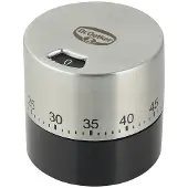 Dr. Oetker Timer analoog Ø 6,5 x 6 cm zilver/zwart