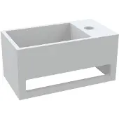 Best design Mona Rechts fontein incl.handdoekhouder Just Solid 33x18x16cm 4004930