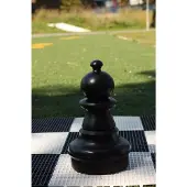 Ubergames Schaakstuk, Pion, 42 cm,-Zwart