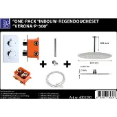 Best design Regendoucheset Verona P300 Inbouw Met Inbouwbox Chroom