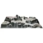 My Village Kerstdorp landschap bergdorp 120x40 cm