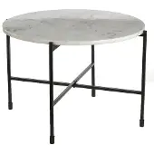 Casa Vivante nanne bijzettafel wit maat: 41 x 62cm
