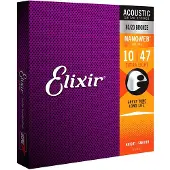 Elixir Snaren, Akoestische Gitaar Snaren, 80/20 Bronze met NANOWEB Technologie, Langdurige Helder en Gefocuste Klank