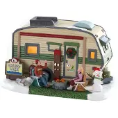 Lemax Kerstfiguur High rock lake trailer b/o led