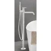 Vtwonen Badkraan Vrijstaand Bad Curve met Douchegarnituur Powder White