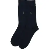 Ralph Lauren Sokken 'SIZED FLAT-CREW-2 PACK' blauw