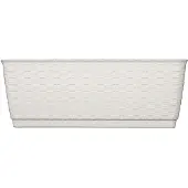 Prosperplast Bloempot Bloembak Ratolla PW 39x15x14cm WIT Prosperplast