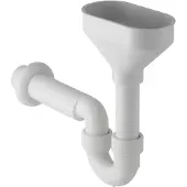 Geberit Trechter Ovaal Met Sifon D50 Alpien Wit