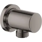 GROHE Rainshower Aansluitbocht Rond - Hard graphite (antraciet glanzend)