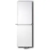 Vasco Flat V Line paneelradiator vlak type 22 400x2000mm 1509W aansluiting 8008 wit structuur 112990400200080080600-0000