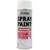 Mondial Spuitverf RAL9010 Mat 400ml
