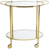 Bloomingville Fine Bartafel, Goud, Glas