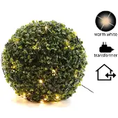 Lumineo Netverl. buxus led d80cm-120l w.wit