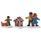Lemax Kerstfiguur Fido s new house set of 3