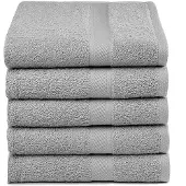 Hausmarke Handdoek Lucca Grijs (50 x 100 cm) (set van 5)