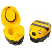 My Carry Potty Jippie's My Carry Plaspotje - Bijtje – Handig Reispotje voor Zindelijkheidstraining – Kindvriendelijk, Waterdicht & Afsluitbaar – Ideaal voor Onderweg