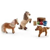 Schleich Horse Club 41432 Familie mini Shetlands