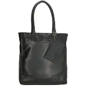 Hide & Stitches Golden Gate Shopper - 100% Leer - Zwart