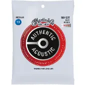Martin strings MA150T AUTHENTIC TREATED MEDIUM 80/20 BRONZE MEDIUM 13-17-26-35-45-56