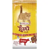 Versele-Laga Lara Adult met rundsmaak kattenvoer 2 x 10 kg