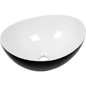 Plieger Waskom Scale Opbouw Mat Zwart Keramiek 39x32x17,5 cm