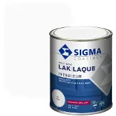 Sigma lak interieur 9016 verkeerswit hoogglans 750 ml