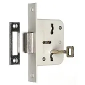 Nemef 210-40 Blis.,Kastslot, Dm40Mm, Klaviersleutel, Voorplaat Staal Gelakt - 9021000430 - 9021000430