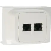 Enzo K40 2v data aansluitpunt wit - 4747265