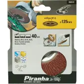 Piranha lamellen schuurschijf K40 125 mm X32121