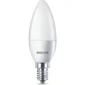 Philips E14 led-lamp kaars mat 4W (25W) 3 stuks